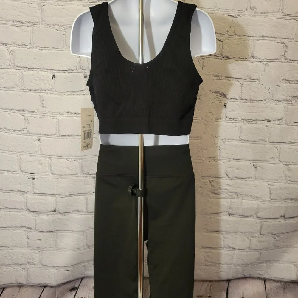 Habitual Girls' Lainey Crop Top & Leggings Set
